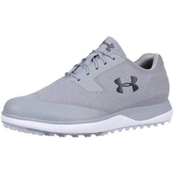Under Armour Men\'s UA Tour Tips Knit SL Gray Golf Shoes 3020991-100 Size 8 main image 8